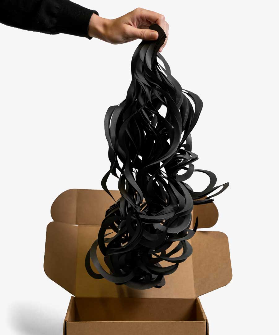 SpiroPack™ papir za pakovanje – Crna boja